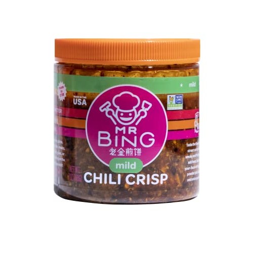 Mr Bing Chili Crisp | Mild - Delicious, Flavorful & Crunchy Chil...