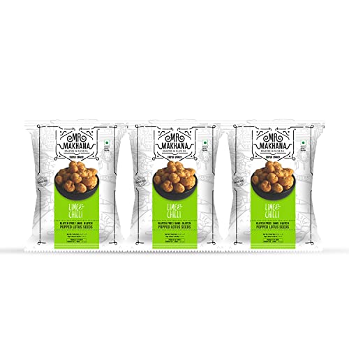 Mr. Makhana Roasted Makhana - 3X80Gm - Lime &Amp; Chill