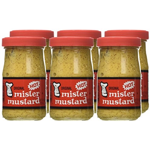 Mister Mustard Original Mustard, 7.5 Ounce, Pack Of 6