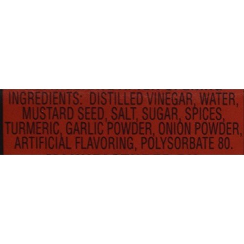 Mister Mustard Original Mustard, 7.5 Ounce, Pack Of 6