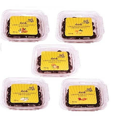 Mr.Nut Dark Chocolate Covered Almond, Hazelnut, Pistachio, Raisi