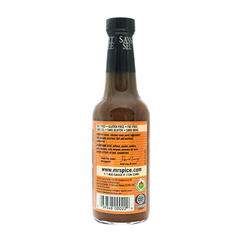 Mr. Spice Organic Garlic Steak Sauce - Salt-Free Marinade - Fat