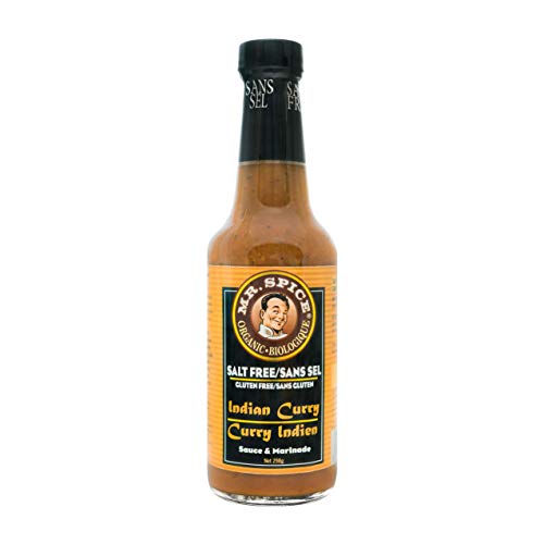 Mr. Spice Organic Indian Curry - Salt Free Sauce - Fat Free Mari...