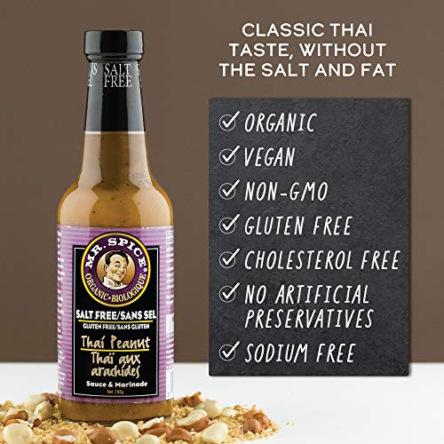 Mr. Spice Organic Salt Free Sauce - Ginger Stir Fry, Indian Curr