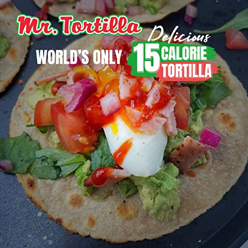 Mr. Tortilla 1 Net Carb Tortilla Wraps 24 Tortillas | Keto, Lo...