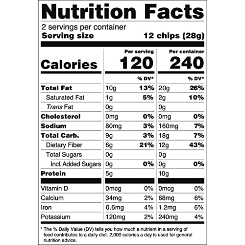 Mr. Tortillas Crunchy Chips - Keto-Friendly Vegan Snack Chips -...