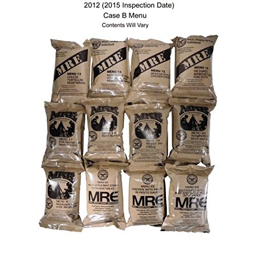 Mres Meals Ready-To-Eat Box B, Genuine U.S. Military Surplus,