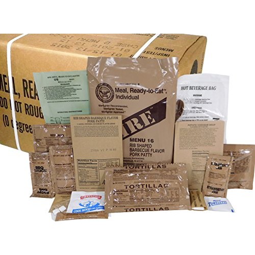 Mres Meals Ready-To-Eat Box B, Genuine U.S. Military Surplus,