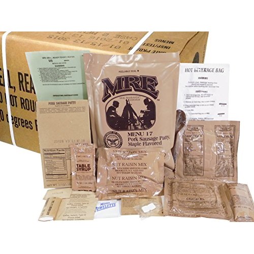 Mres Meals Ready-To-Eat Box B, Genuine U.S. Military Surplus,