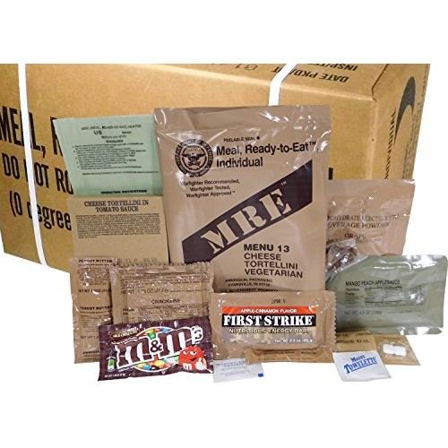 Mres Meals Ready-To-Eat Box B, Genuine U.S. Military Surplus,