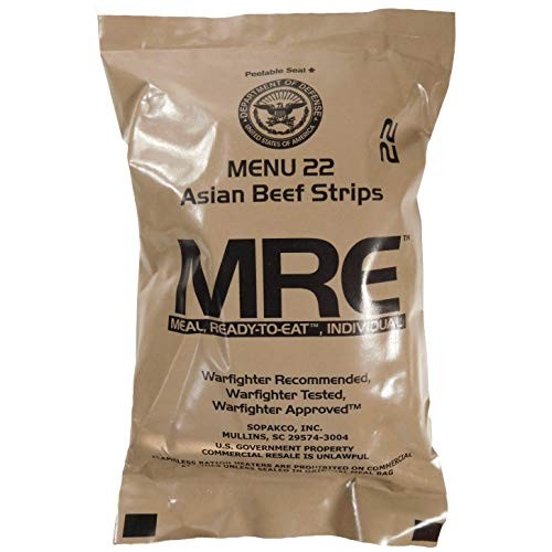 Mres Meals Ready-To-Eat Genuine U.S. Military Surplus 1 Pack