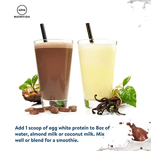 Mrm Natural Egg White Protein Powder - Rich Vanilla - 24Oz