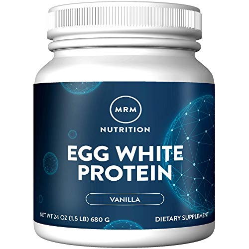 Mrm Natural Egg White Protein Powder - Rich Vanilla - 24Oz