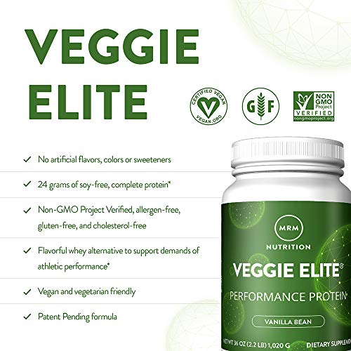 Mrm Veggie Elite Protein – Vanilla Bean, 2.2 Pound