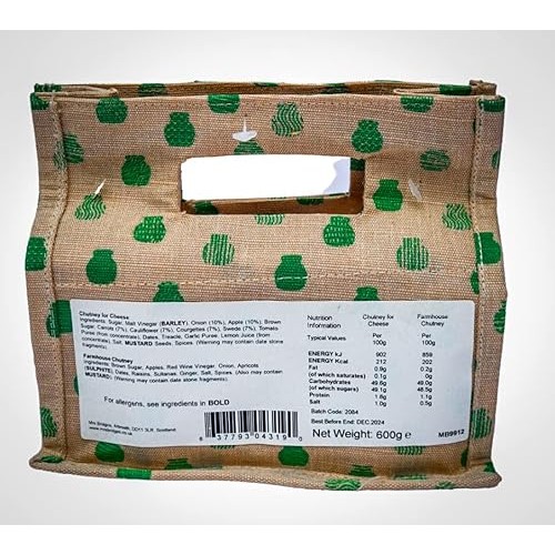 Mrs Bridges Condiment Twin Juco Gift Bag Chutney for Cheese and...