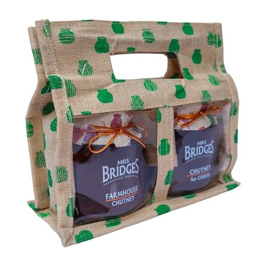 Mrs Bridges Condiment Twin Juco Gift Bag Chutney for Cheese and...