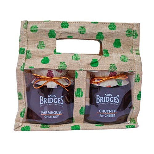 Mrs Bridges Condiment Twin Juco Gift Bag Chutney for Cheese and...