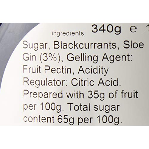 Mrs Bridges Preserve With Sloe Gin, Blackcurrant, 12 Ounce