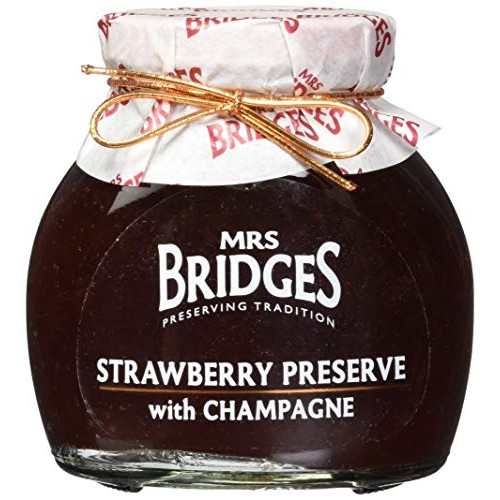 Mrs Bridges Strawberry Preserve With Champagne, 12-Ounce