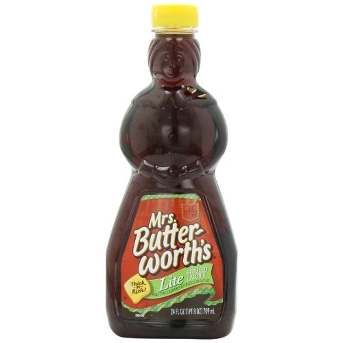 Mrs. Butterworths Lite Syrup, 24-Ounce Pack Of 4