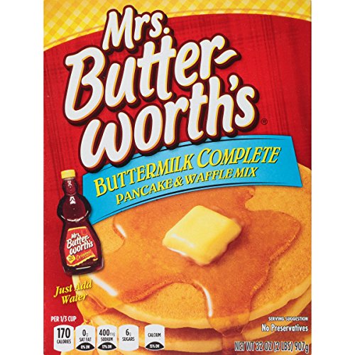 Mrs. Butterworth Complete Pancake Mix, Buttermilk, 32 Oz