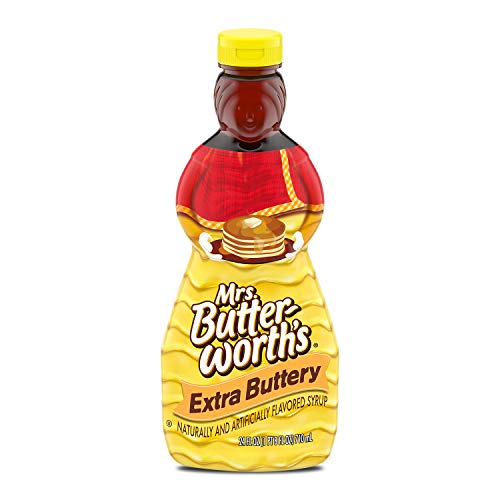 Mrs. Butterworth Extra Buttery Pancake Syrup, 24 Oz., 24 Fl Oz