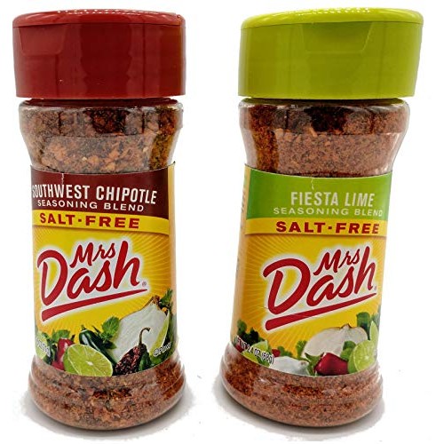 Mrs. Dash Salt Free Seasoning Fiesta Lime 2.4 Ounce And Southwes