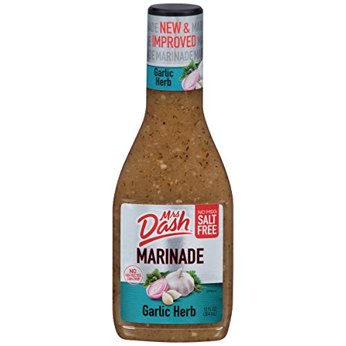 Dash Salt-Free Marinade, Garlic Herb, 12 Ounce Pack of 6