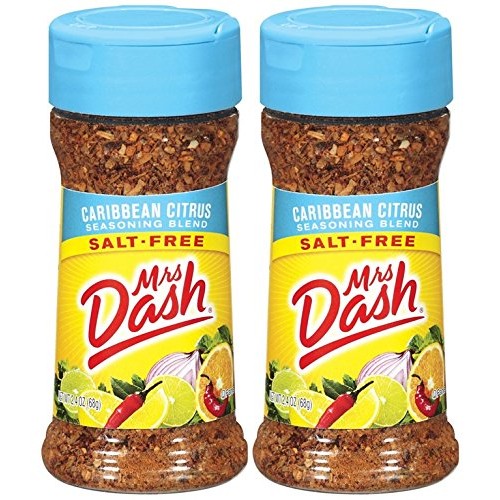 Mrs. Dash Caribbean Citrus Seasoning Blend, 2.4 Oz - Pack Of 2
