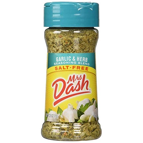 Mrs. Dash Garlic & Herb All Natural Seasoning Blend 2.5 oz - Pac...