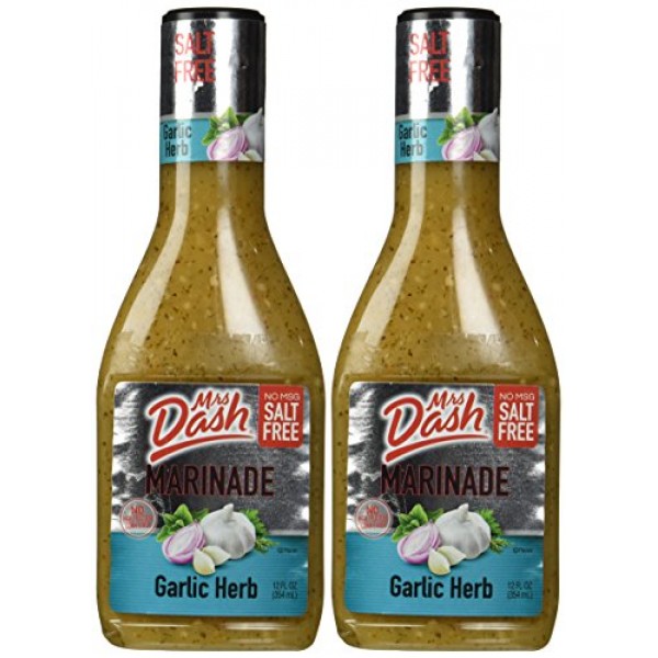 Mrs. Dash Marinade Salt-Free Garlic Herb, 12 Oz Pack Of 2