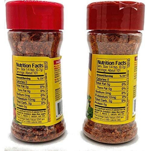 Mrs Dash Salt Free Seasoning Extra Spicy And Southwest Chipotle
