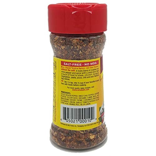 Mrs Dash Salt Free Seasoning Extra Spicy And Southwest Chipotle