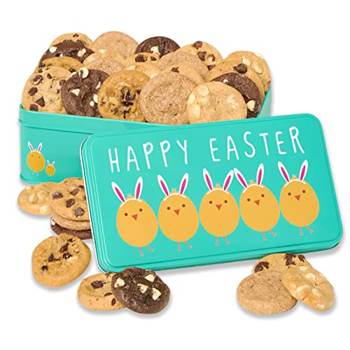 Mrs. Fields - Happy Easter Tin, Assorted with 30 Nibblers Bite-S...