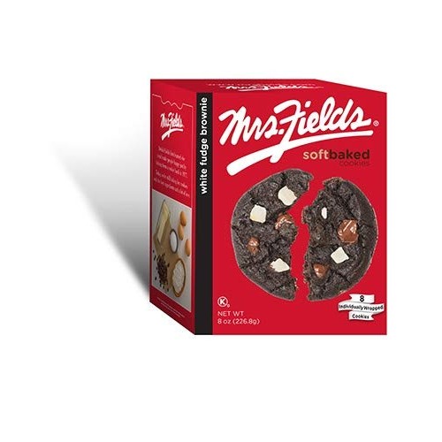 Mrs. Fields Soft Baked Originals Cookies, White Fudge Brownie, 1
