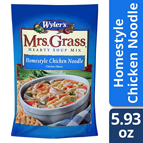 Mrs. Grass Homestyle Chicken Noodle Hearty Soup Mix 5.93 Ounce,