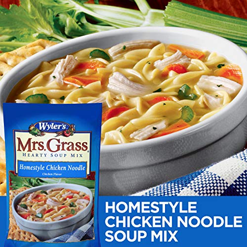 Mrs. Grass Homestyle Chicken Noodle Hearty Soup Mix 5.93 Ounce,
