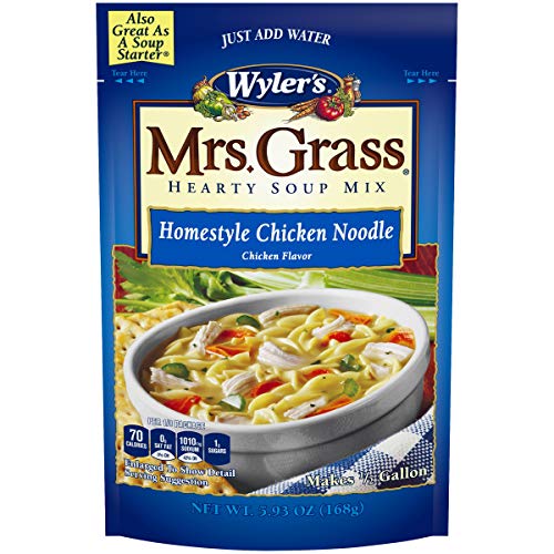 Mrs. Grass Homestyle Chicken Noodle Hearty Soup Mix 5.93 Ounce,