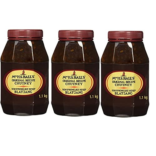 Mrs H.S.Balls Original Chutney 1.1Kg Pack of 3