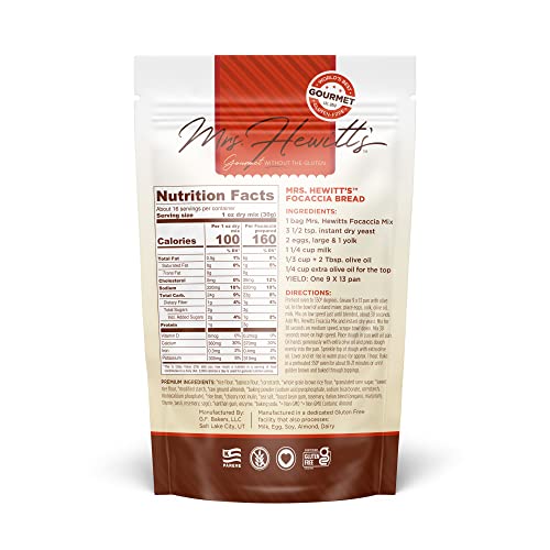 Mrs. Hewitts Focaccia Bread Mix, 17 Oz