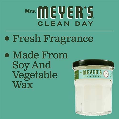 Mrs. Meyers Clean Day Scented Soy Aromatherapy Candle, 25 Hour