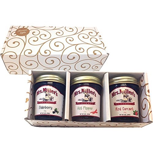 Favorite Jellies Gift Assortment Box - 3 Jar Sampler, Variety Pa