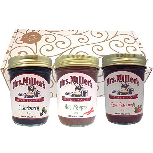 Favorite Jellies Gift Assortment Box - 3 Jar Sampler, Variety Pa
