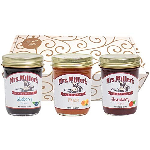 Favorite Preserves Gift Assortment Box - 3 Jar Sampler, Variety
