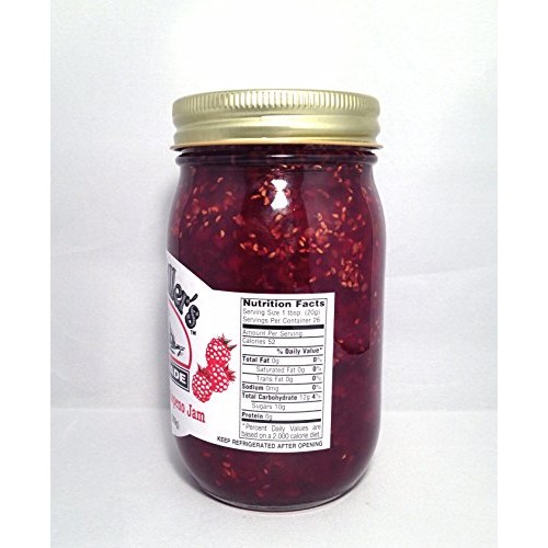 Huge 18 Oz. Mrs. Millers Amish Made Red Raspberry Jalapeño Jam