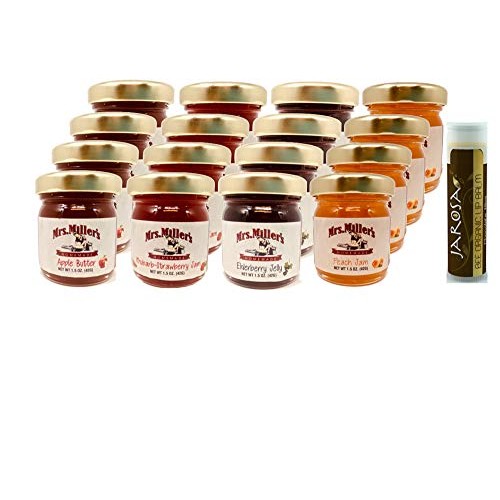Mrs. Millers Amish Homemade Seedless Red Raspberry Jam Minis 1.