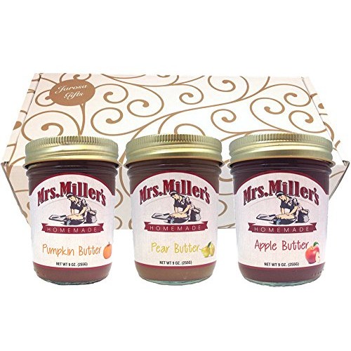 Favorite Fruit Butters Gift Assortment Box - 3 Jar Sampler, Vari