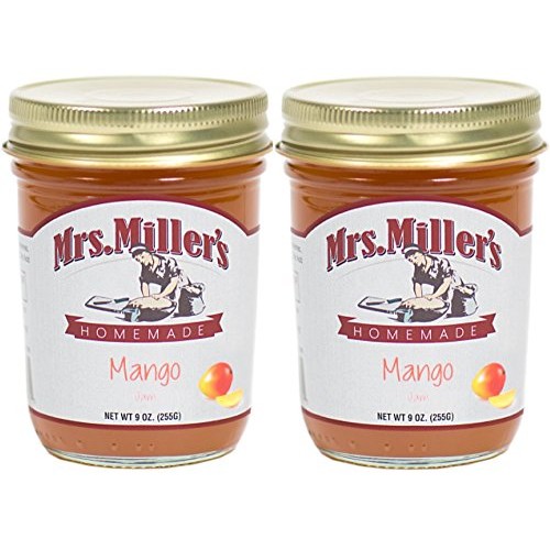 Mrs. Millers Amish Homemade Mango Jam 9 Ounces - 2 Pack