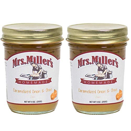 Mrs. Millers Amish Homemade Caramelized Onion &Amp; Chive Jam 9 Oun