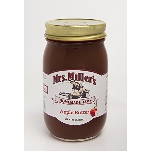 Mrs Millers Amish Homemade All Natural Apple Butter 18 Ounces -